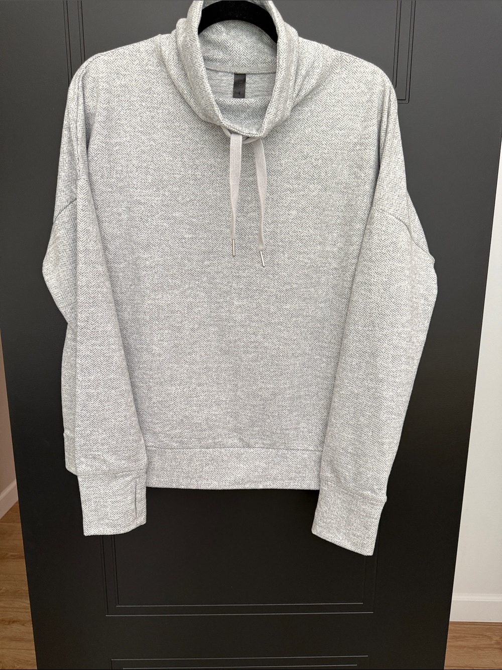Kyodan Light Gray Cowl Neck Pullover Sweater